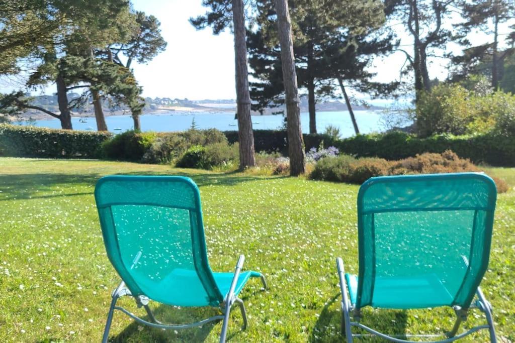 Villa 10P, Exposition Sud, La Plage De Sable Au Bout Du Jardin Saint-Briac-sur-Mer Dış mekan fotoğraf